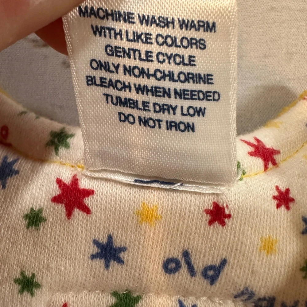 VTG Old Navy‎ Newborn 0-3 mos Fleece Overalls Yellow Stars Winter Snow Y2K